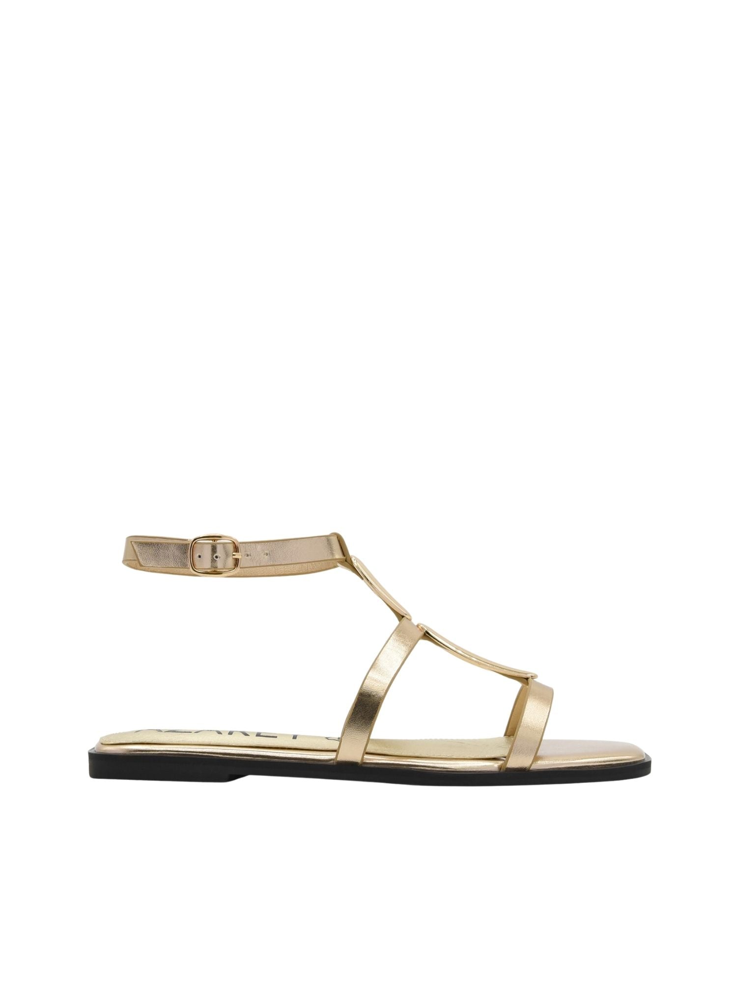 SANDALIAS PLANAS DORADAS
