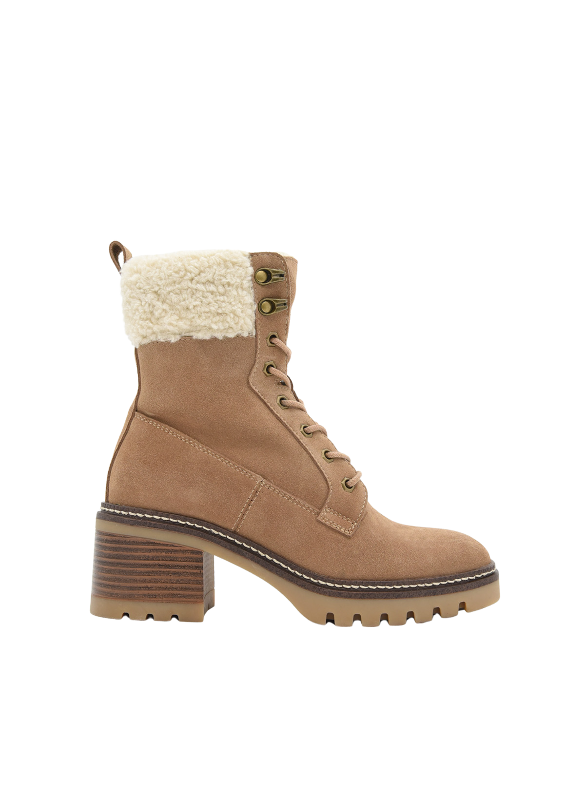 BOTINES MOCHA CON FORRO DE BORREGUITO DE NYREX
