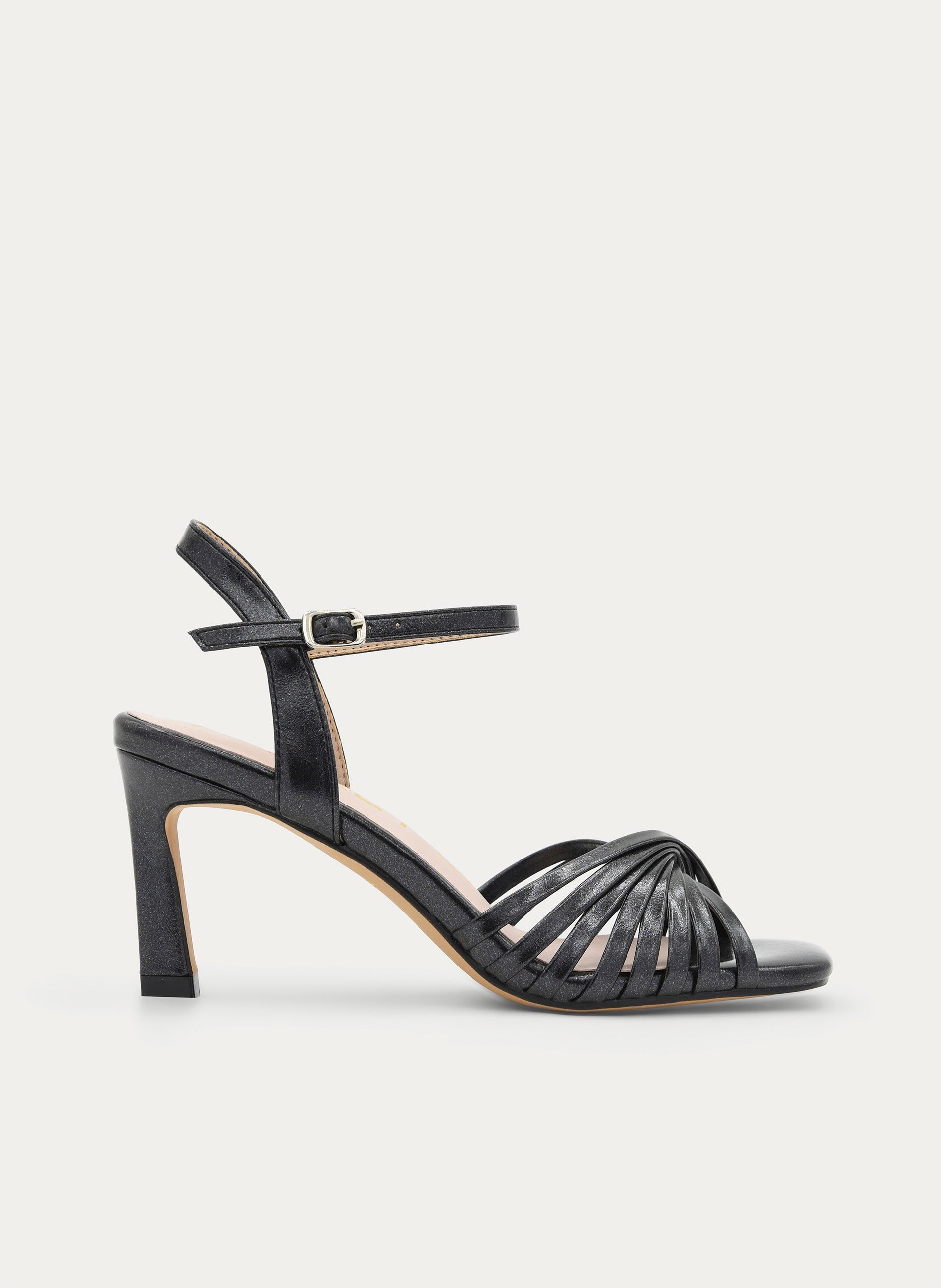 ELEGANT BLACK STILETTO SANDAL