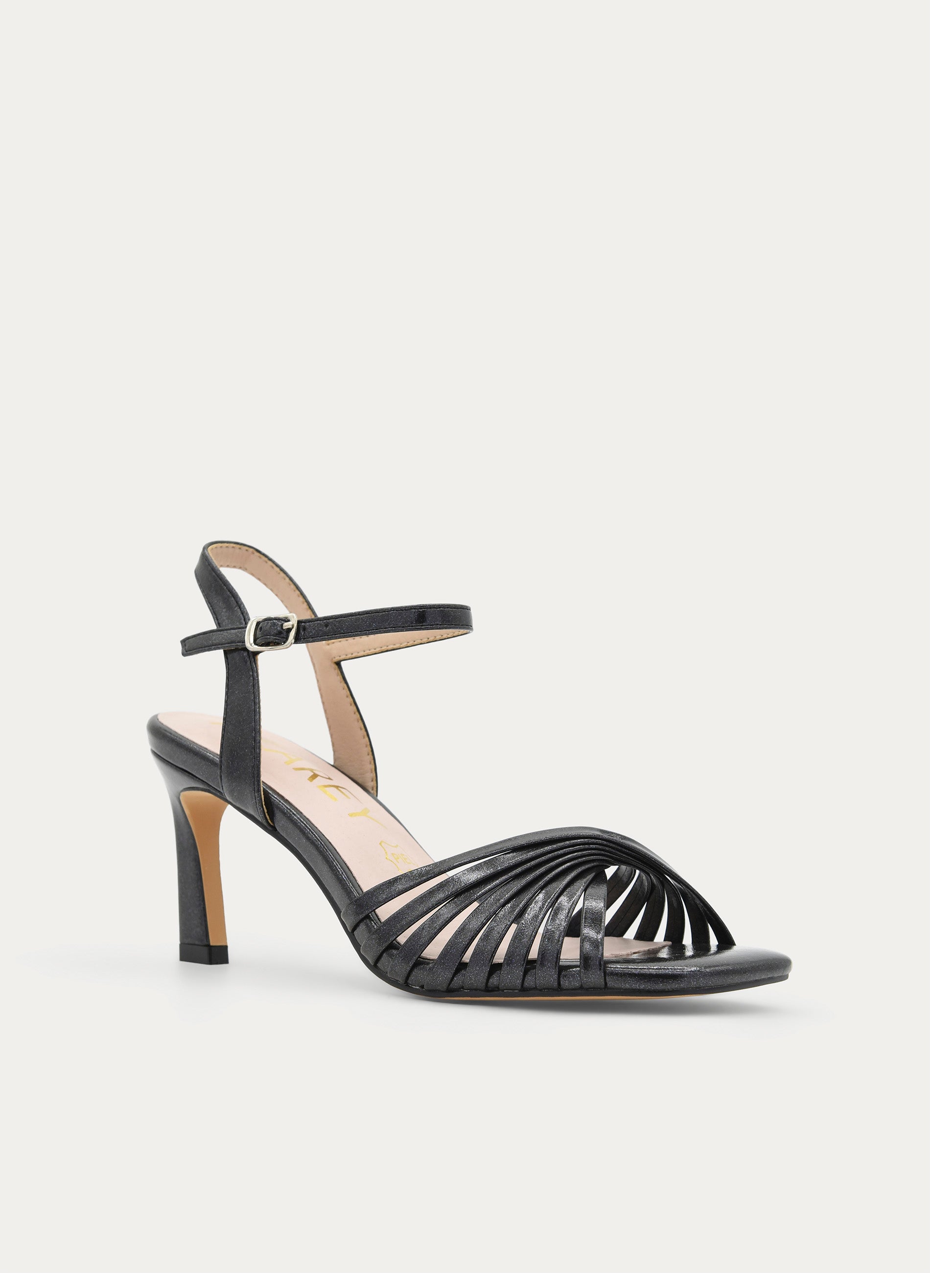 ELEGANT BLACK STILETTO SANDAL