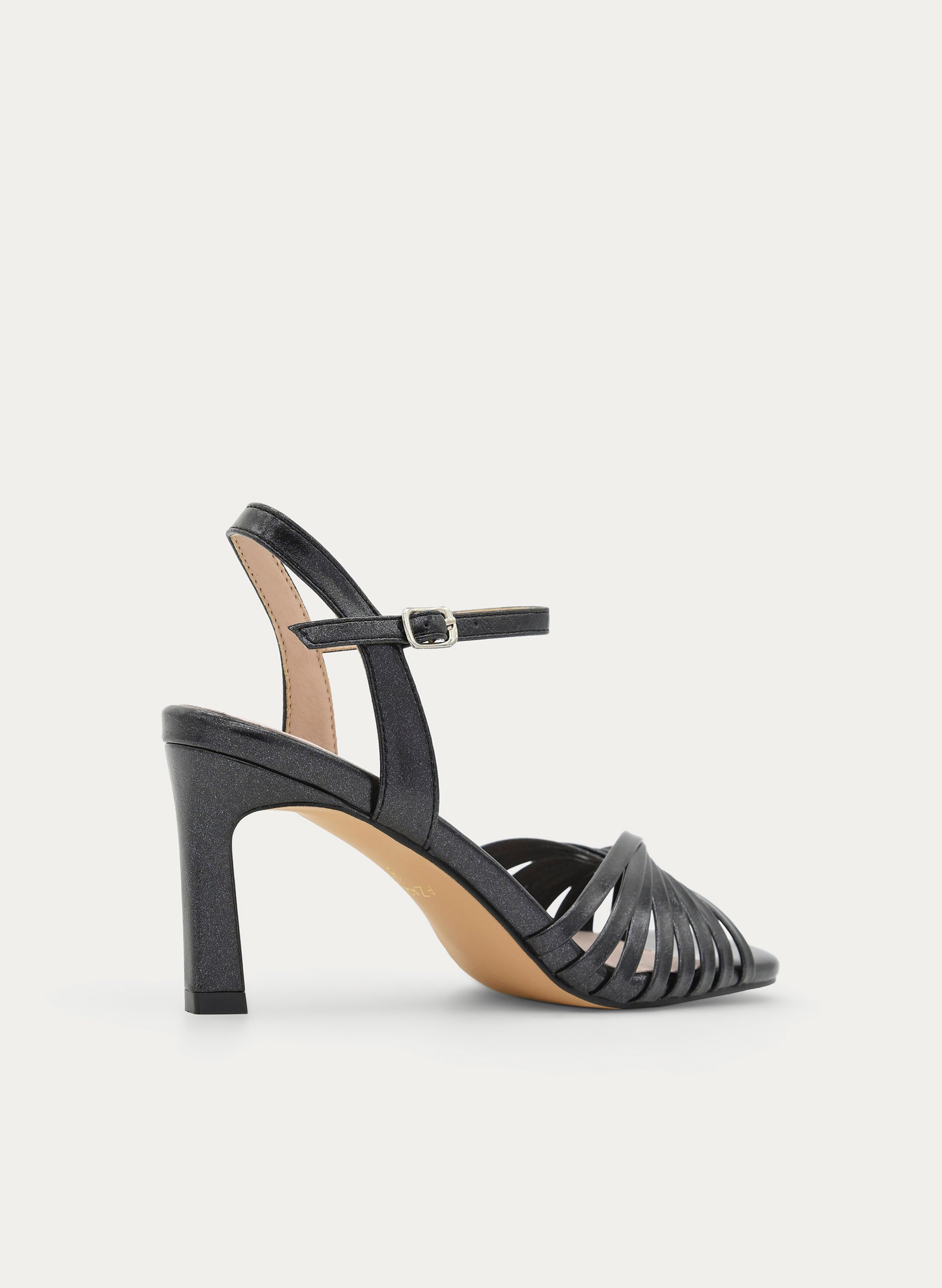 ELEGANT BLACK STILETTO SANDAL