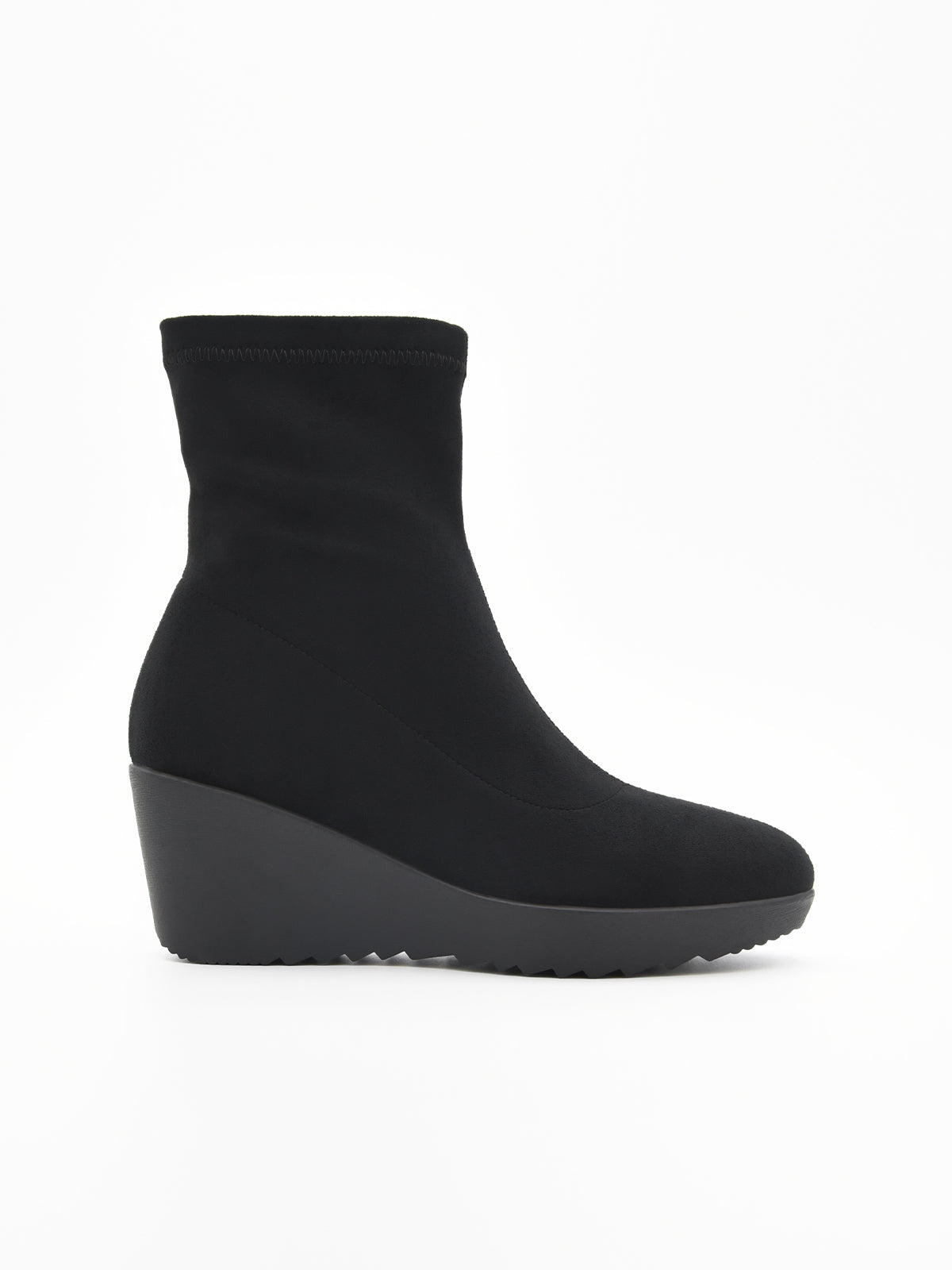 BLACK WEDGE BOOT BY ROSA AMADA