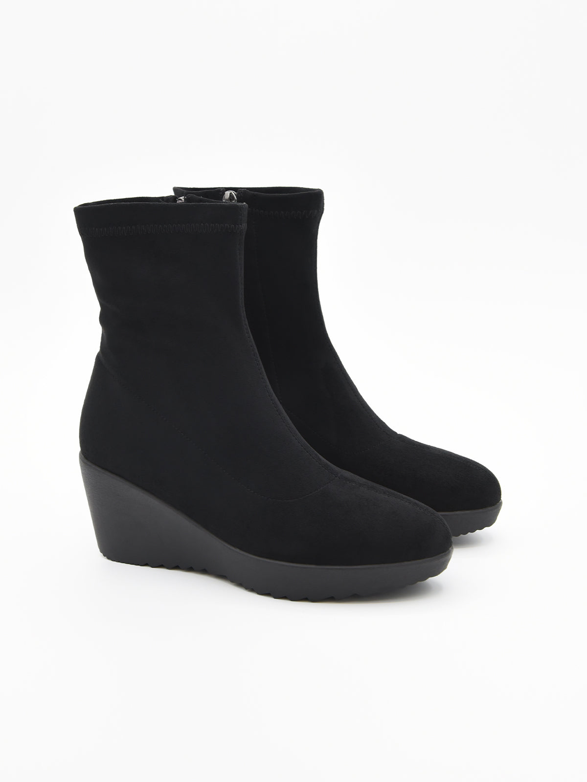 BLACK WEDGE BOOT BY ROSA AMADA