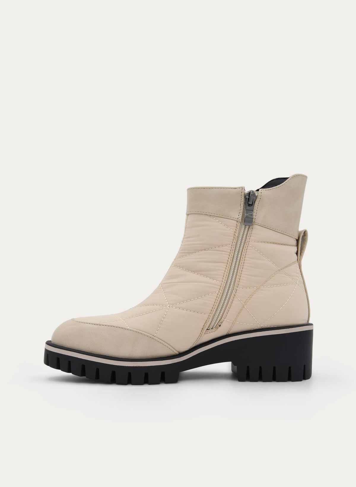 PADDED ICE ANKLE BOOT COMFORTABLE TRACK SOLE