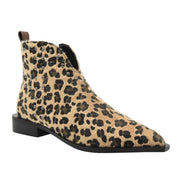 BOTÍN LEOPARDO  CON TACHAS Y PUNTA FINA