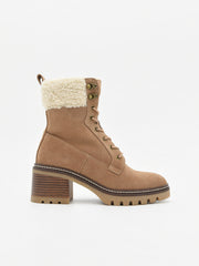 BOTINES MOCHA CON FORRO DE BORREGUITO DE NYREX