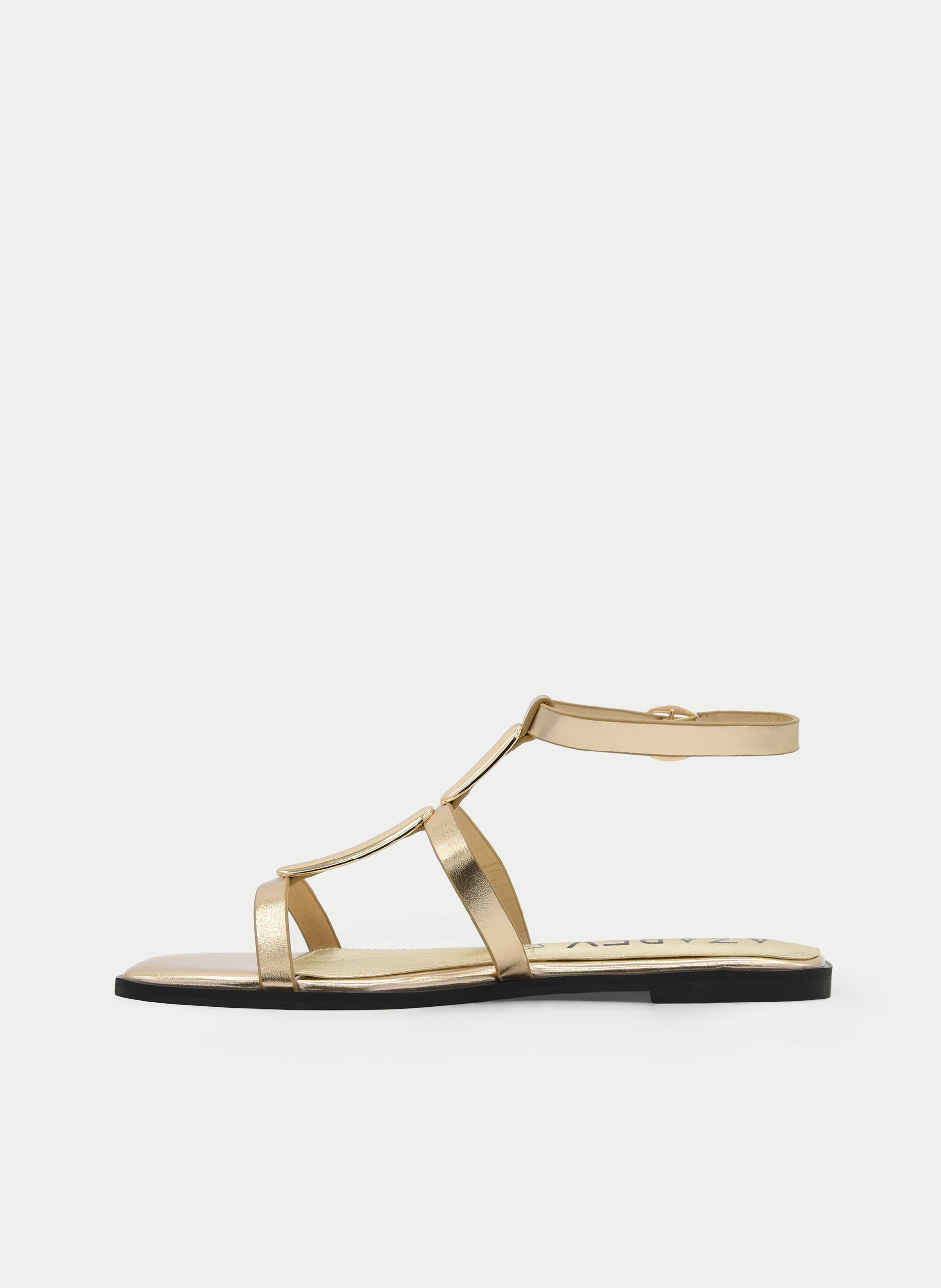SANDALIAS PLANAS DORADAS