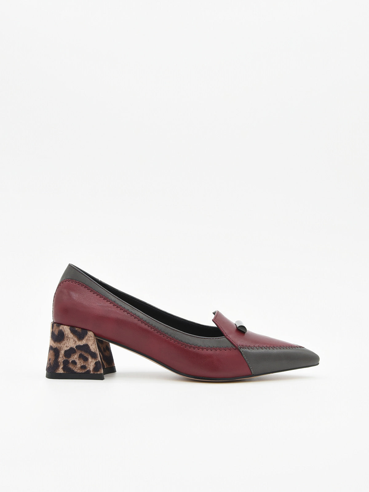 ZAPATO SALÓN DE TACÓN GRIS