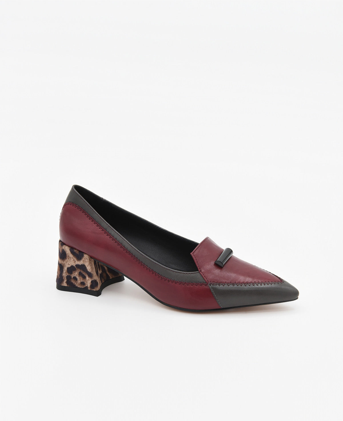 ZAPATO SALÓN DE TACÓN GRIS