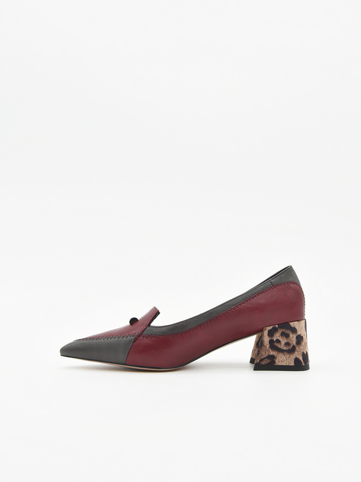 ZAPATO SALÓN DE TACÓN GRIS
