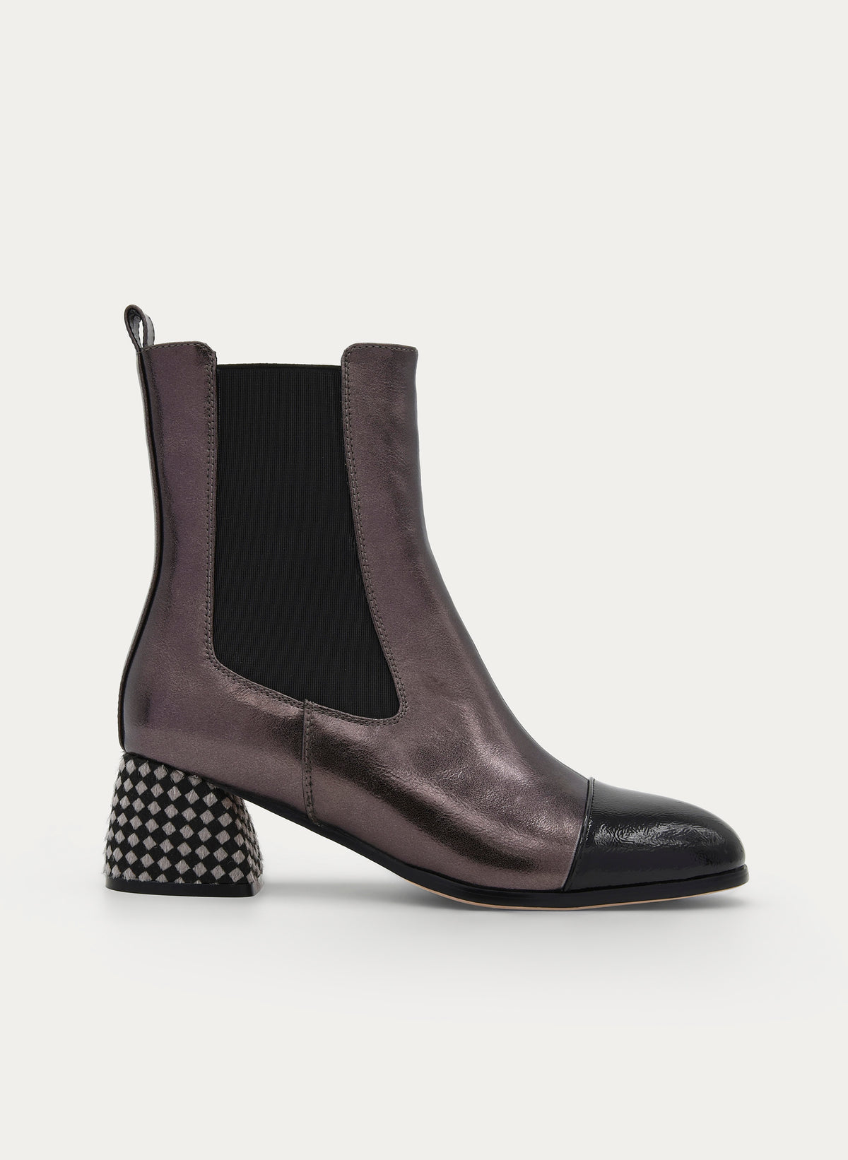 LEAD BOOT ELASTIC TEXTURED HEEL