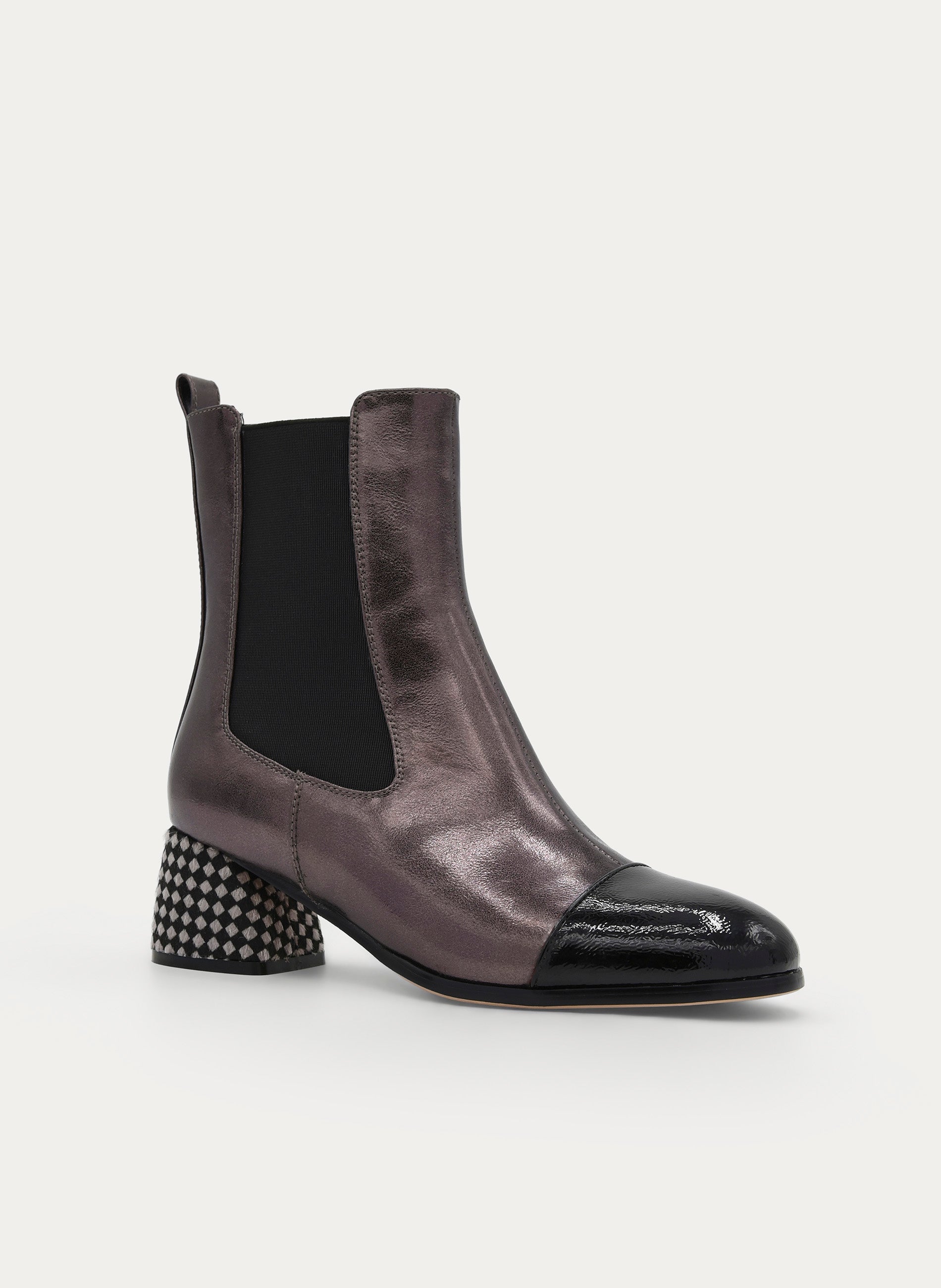 LEAD BOOT ELASTIC TEXTURED HEEL