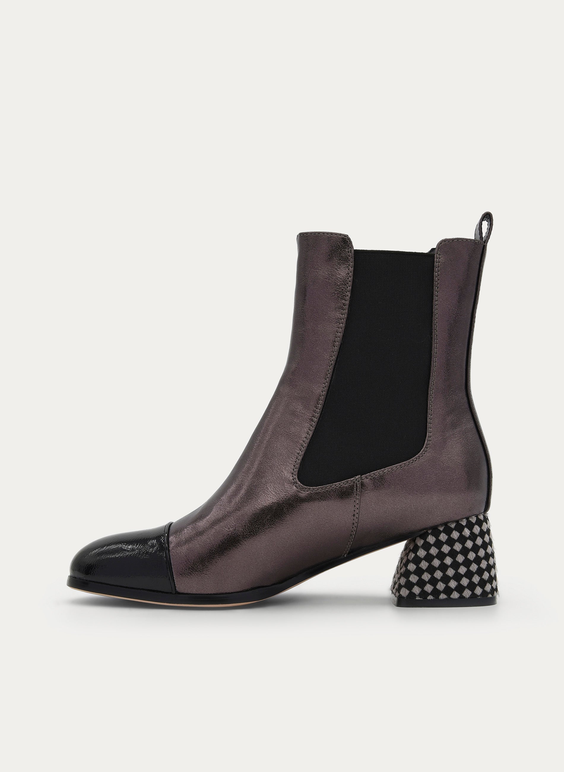 LEAD BOOT ELASTIC TEXTURED HEEL