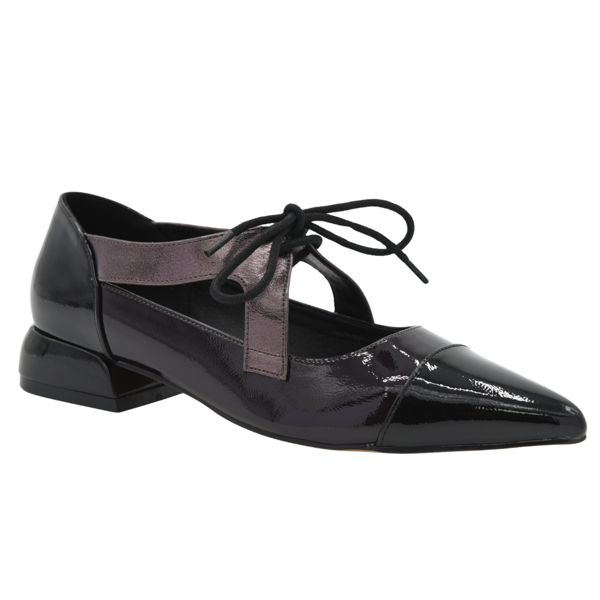 ZAPATO MARY JANE NEGRO TACÓN BAJO
