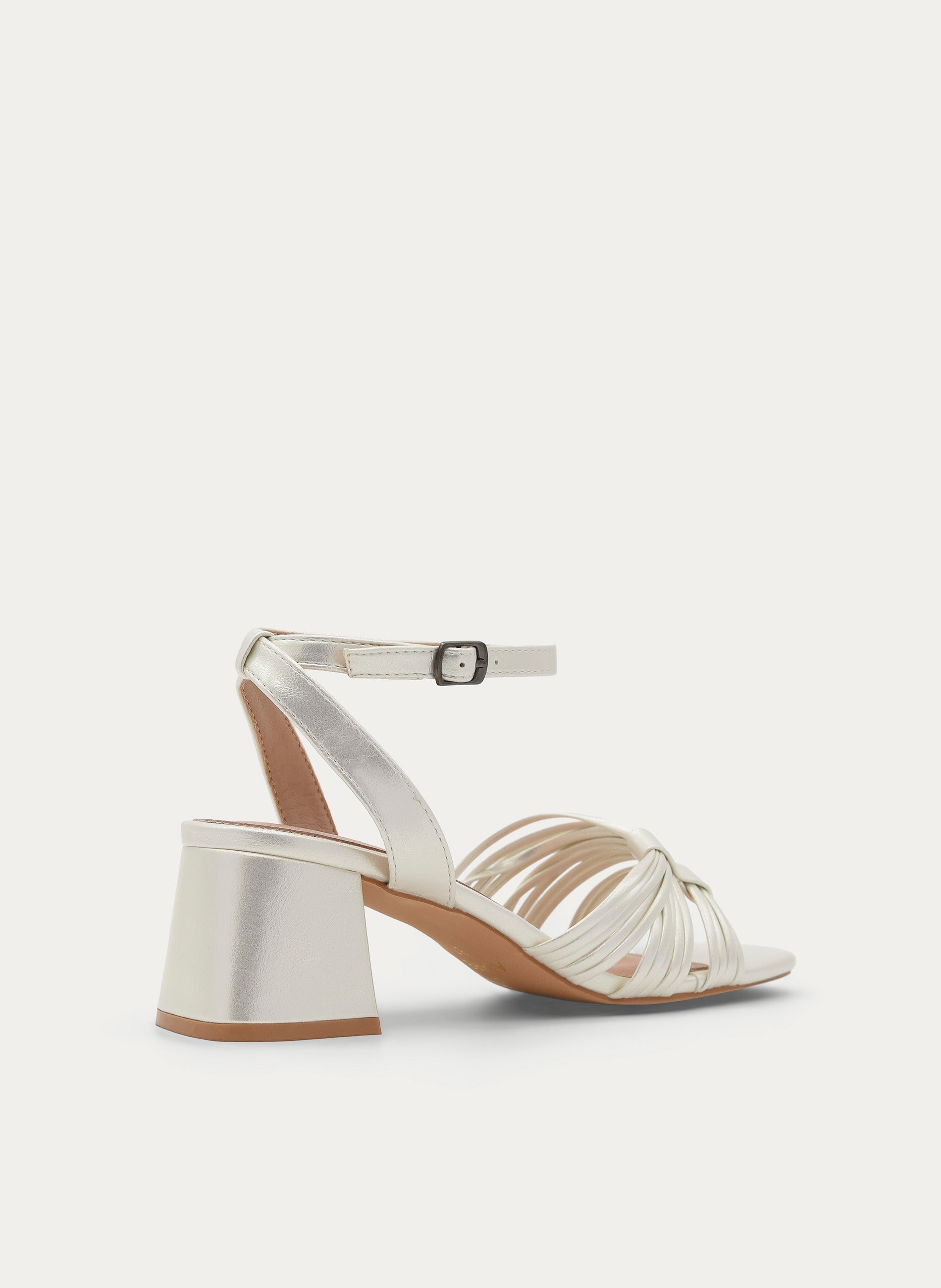 PEARL WIDE HEEL STRAPPY SANDAL