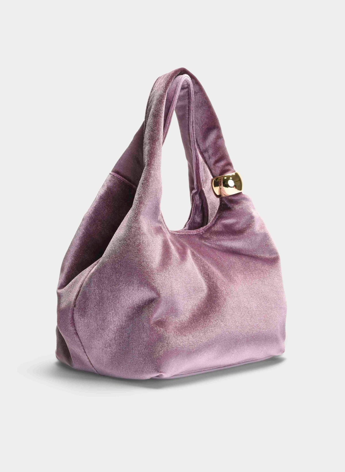 LILAC VELVET PARTY BAG SHOULDER CHAIN