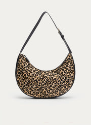 BOLSO DE HOMBRO LEOPARDO BEIGE Y NEGRO