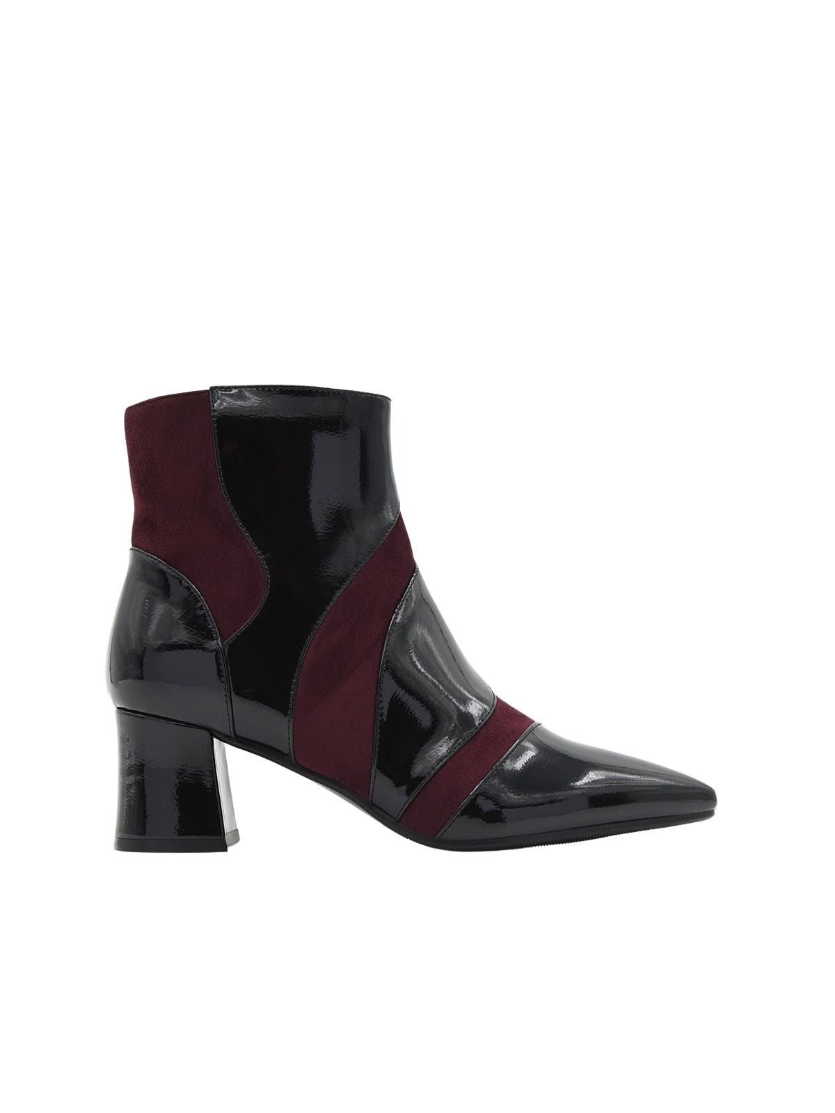 BOTÍN NEGRO COMBINADO CON CHAROL