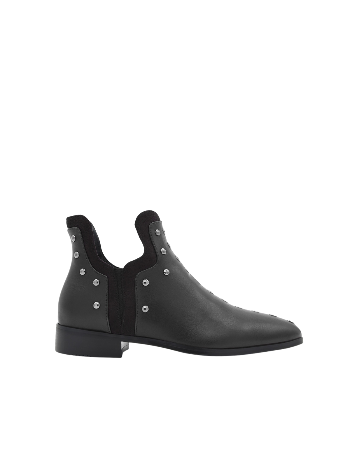 BOTÍN NEGRO CON TACHAS