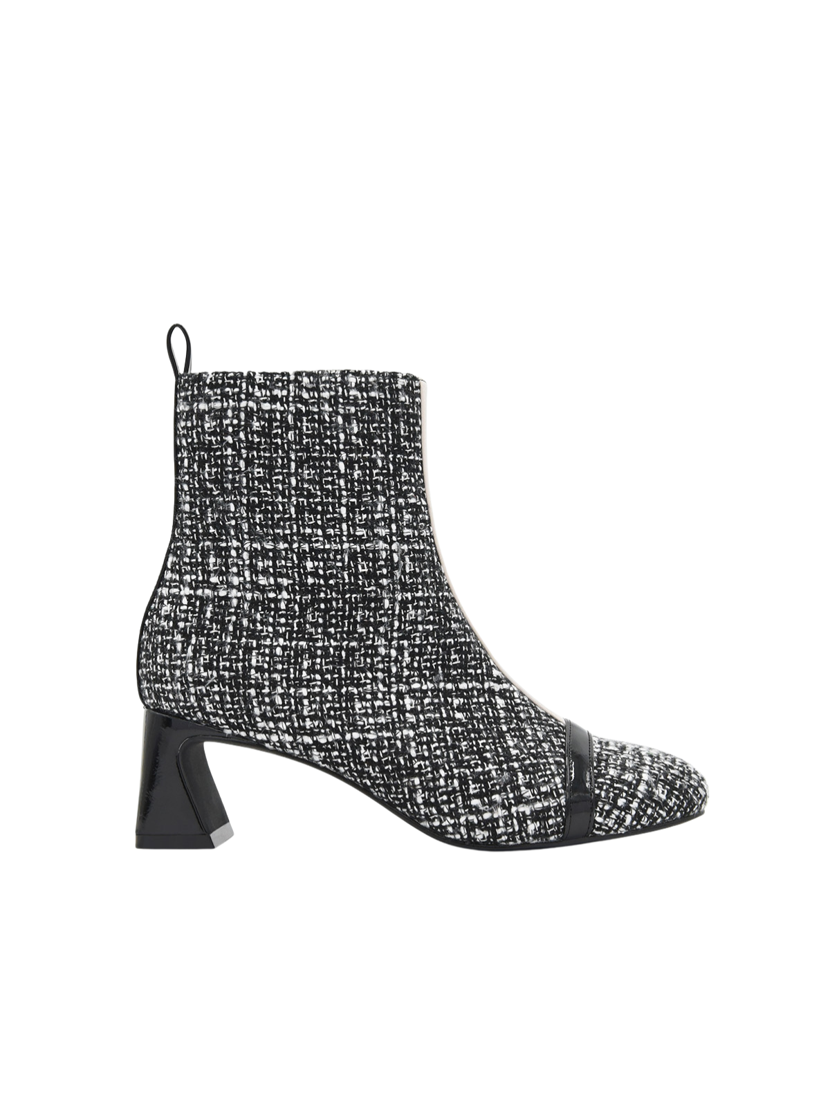 BOTÍN NEGRO ESTAMPADO