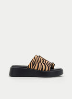 SANDALIA PLANA ANIMAL PRINT